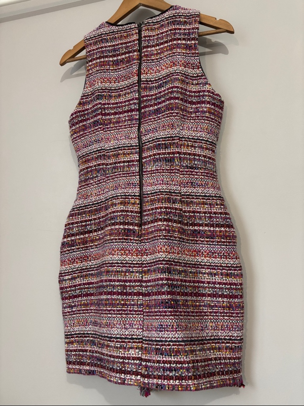 Adelyn Ray Tweed Ruffle Dress - Size S - Picture 6 of 11